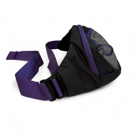 Osprey Daylite Waist Pack Gray Purple Fanny Pack Lightweight Travel Hiking Bag - Picture 3 of 7